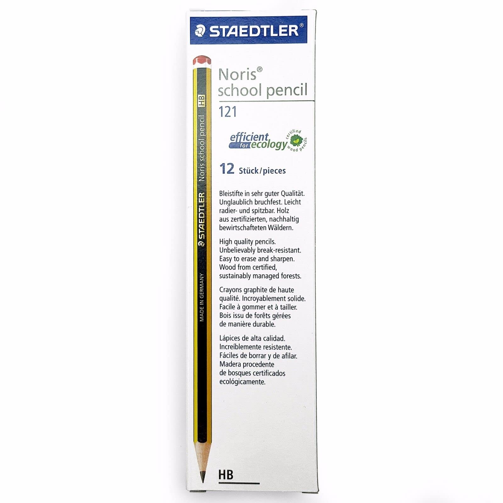 36 x STAEDTLER NORIS SCHOOL PENCILS HB - BOXED