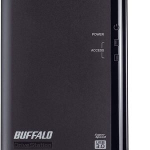 BUFFALO DriveStation Duo 2-Bay 4TB (2x2TB) TAA Desktop External Hard Drive USB 3.2