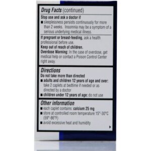 Equate - Nighttime Sleep Aid 25 mg, 100 Mini-Caplets (Pack of 4)