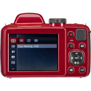 Kodak PIXPRO Astro Zoom AZ421-RD 16MP Digital Camera with 42X Optical Zoom and 3" LCD Screen (Red)