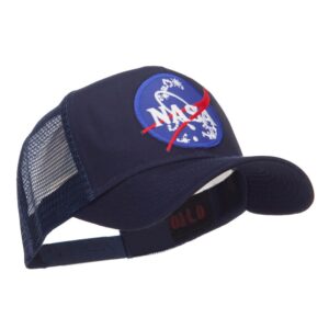 e4Hats.com Lunar Landing NASA Patched Mesh Back Cap - Navy OSFM