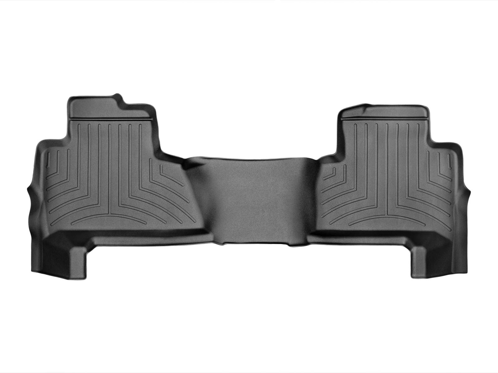 WeatherTech Custom Fit FloorLiners for Tahoe, Yukon - 2nd Row (446072), Black