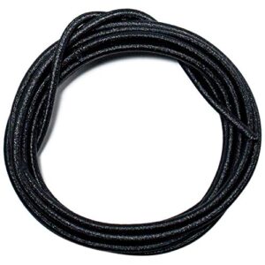 GEAR AID Elastic Shock Cord for Tent Poles and Jackets, Black, 84'' x 1/8''