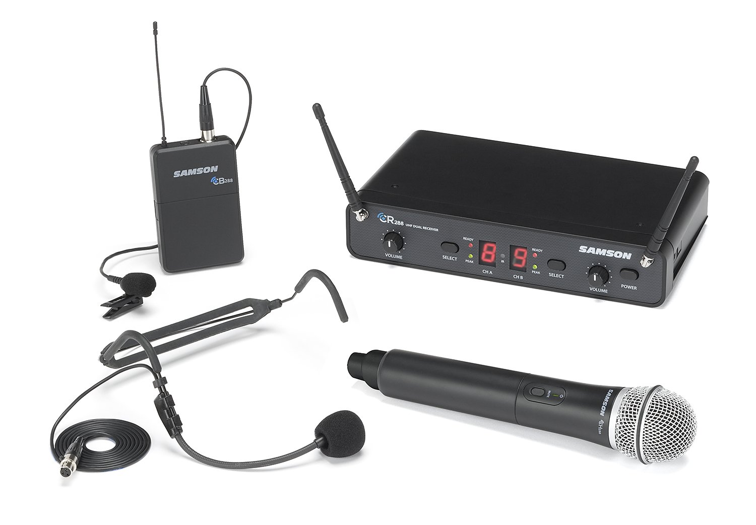 Samson Concert 288 All-In-One Dual-Channel Wireless System (Channel H)