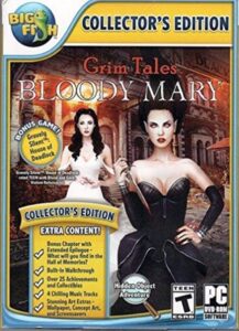 grim tales: bloody mary collectors edition hidden object pc game dvd-rom + bonus!