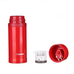 ZOJIRUSHI Canteen Stainless Steel Mug 360mL - Scarlet Quick Open & Easy Lock - SM-XB36-RV