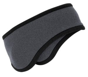 port authority two-color fleece headband