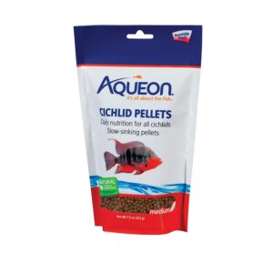 aqueon cichlid medium pellets [set of 2] size: 7.5 ounce