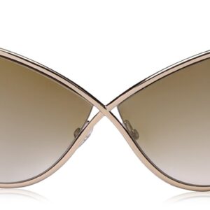 Tom Ford Women's FT0130 Sunglasses, Shiny Rose Gold