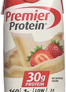 Premier Protein High Protein Shake, Strawberry Cream (11 Fl. Oz., 12 Pack), 132 Oz