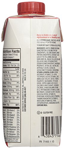 Premier Protein High Protein Shake, Strawberry Cream (11 Fl. Oz., 12 Pack), 132 Oz