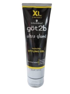 schwarzkopf got2b ultra glued 4 vertical styles invincible styling gel 8.0 oz.