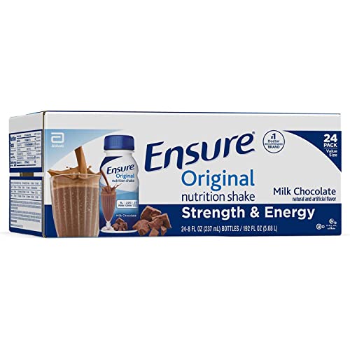 Ensure Original Nutrition Shake, Milk, 8 Chocolate 192 Fl Oz (Pack of 24)