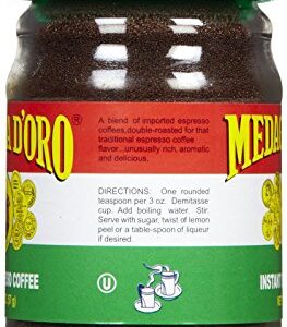 Medaglia D' Oro D'Oro Espresso, Instant, 2 oz