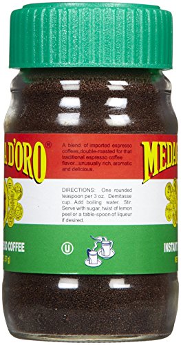 Medaglia D' Oro D'Oro Espresso, Instant, 2 oz