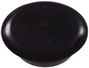 the hillman group 58185 7/8-inch black nylon flush button plug, 15-pack