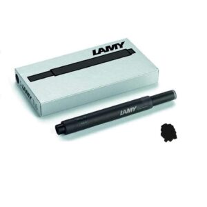 lamy t10 fountain pen ink cartridges refills- 10 pack (50 cartridges) (black)