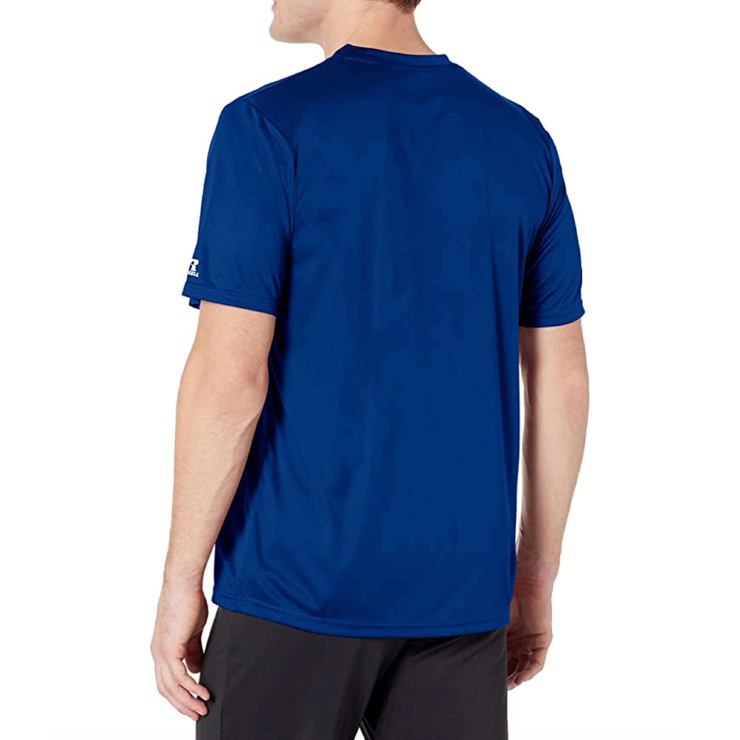 Russell Athletic Mens Short Sleeve Performance T-Shirt, Royal, Large US