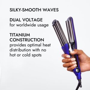 Ion Titanium Triple Barrel Waver