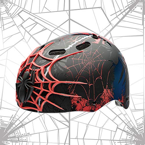 Bell 7059833 Children Spider-Man 3D Web Slinger Multi-Sport Helmet , Child (5-8 yrs.)