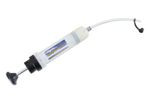 mityvac mva6851 fluid extractor, syringe action to extract and dispense fluids into or out of small reservoirs including master cylinder, transaxles and power steering and coolant reservoirs