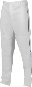 marucci adult elite double knit piped baseball pant, white/navy, xx-large