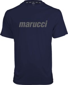 marucci youth dugout tee, navy, small