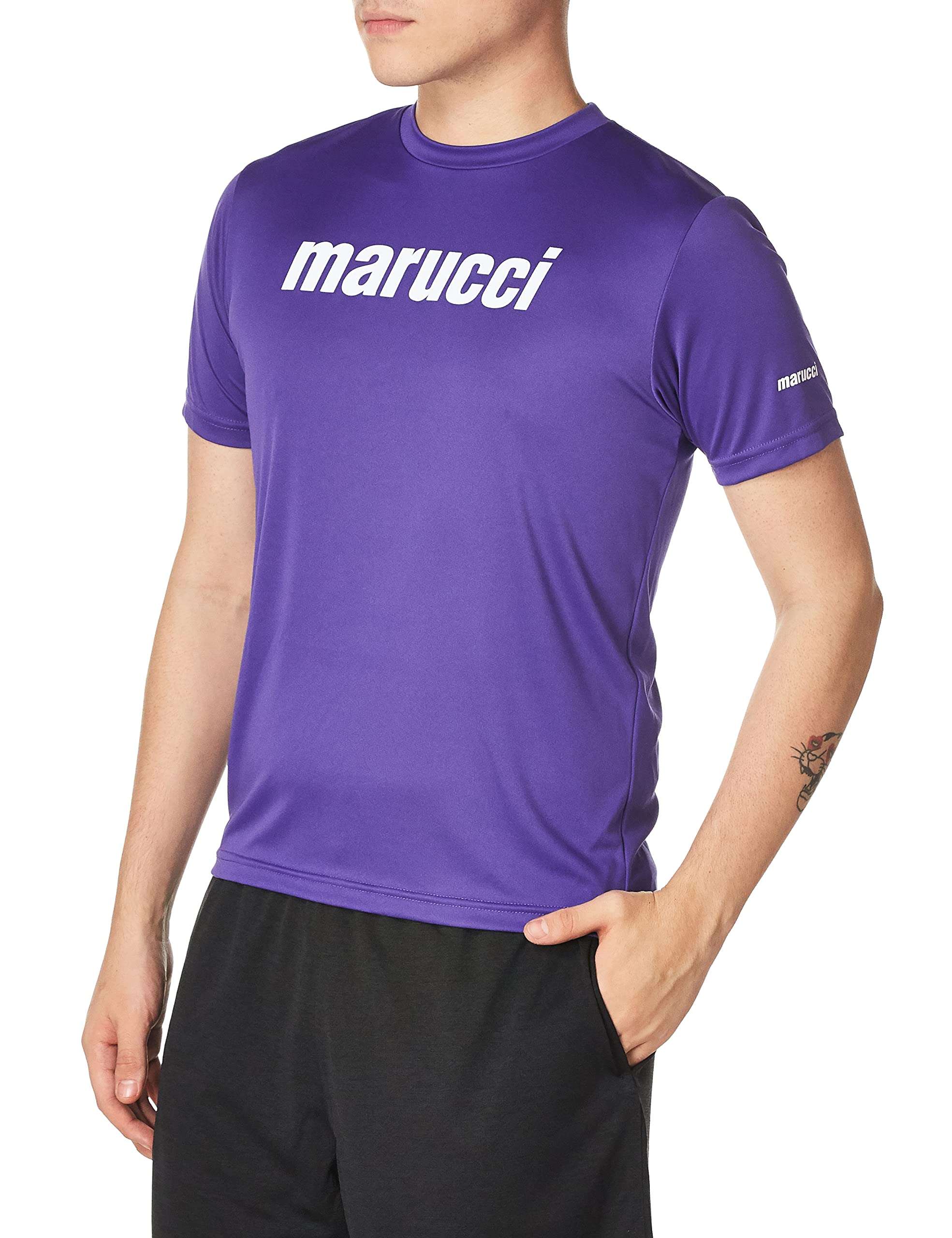 Marucci Youth Dugout Tee, Purple, Small