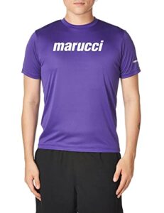 marucci youth dugout tee, purple, large