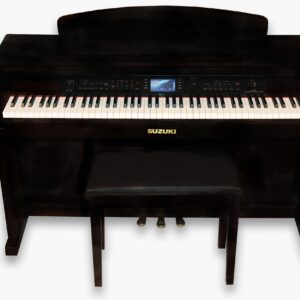 SUZUKI Classroom Teaching, 88-Key Digital Piano with Matching Bench, Black Finish (CTP-88)