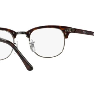 Ray-Ban Clubmaster Square Eyeglasses, Tortoise, 49 mm