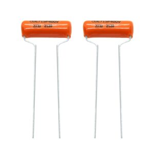 pair (2x) - .022 uf/400 v orange drop capacitors