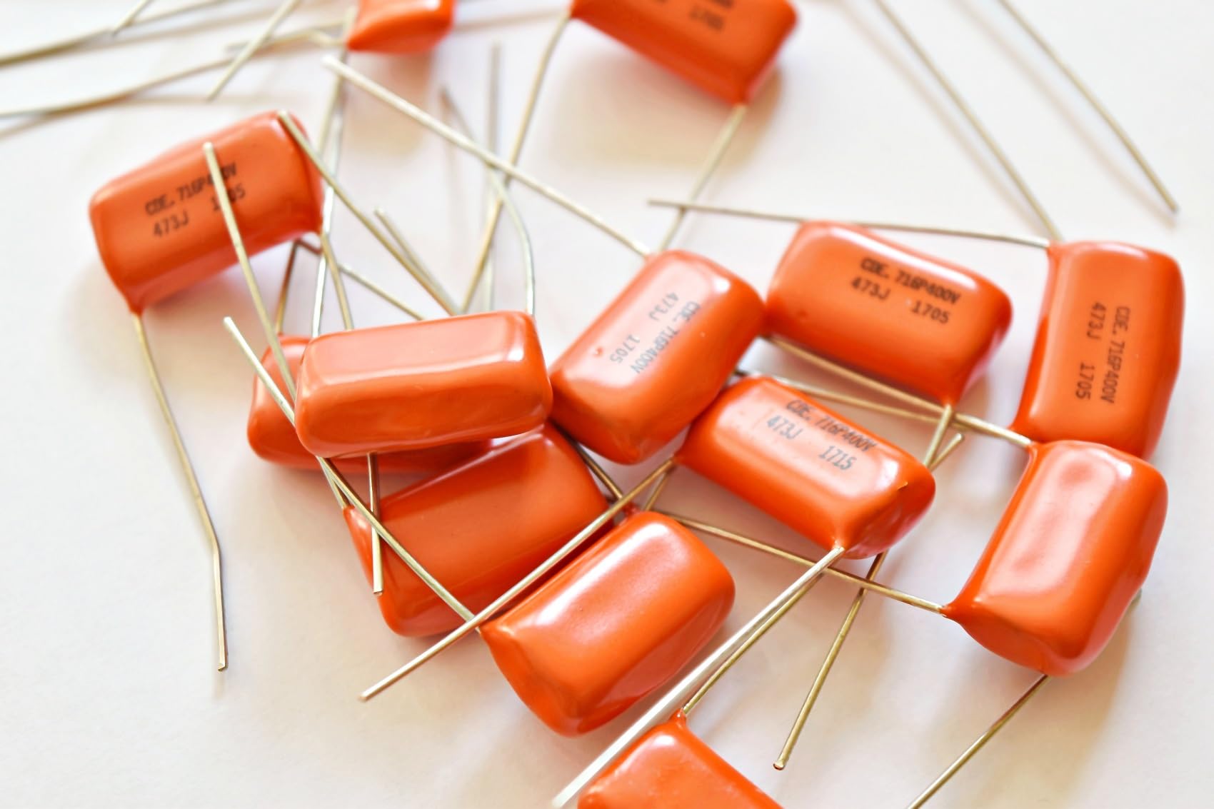 Pair (2X) - .022 uf/400 v Orange Drop Capacitors