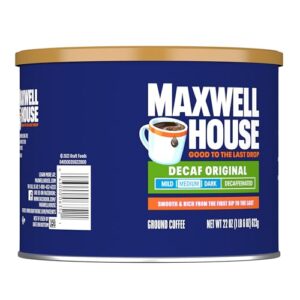 Maxwell House Decaf Original Medium Roast Ground Coffee (22 oz Canister)