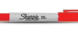 Sharpie 30173PP Permanent Markers (Pack of 6), Fine Point, Assorted Colors, 6 Blister of 3 Markers, 18 Markers Total