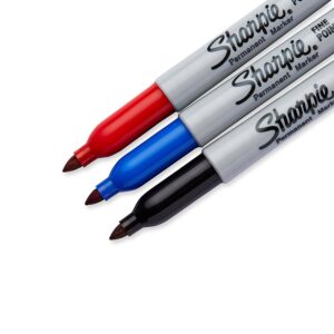 Sharpie 30173PP Permanent Markers (Pack of 6), Fine Point, Assorted Colors, 6 Blister of 3 Markers, 18 Markers Total