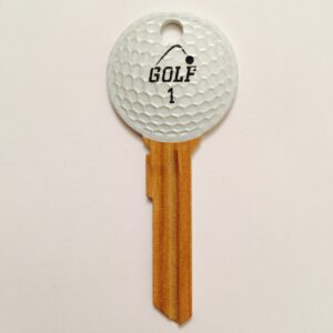 Golf Shaped Sporty Key Weiser WR5 WR3