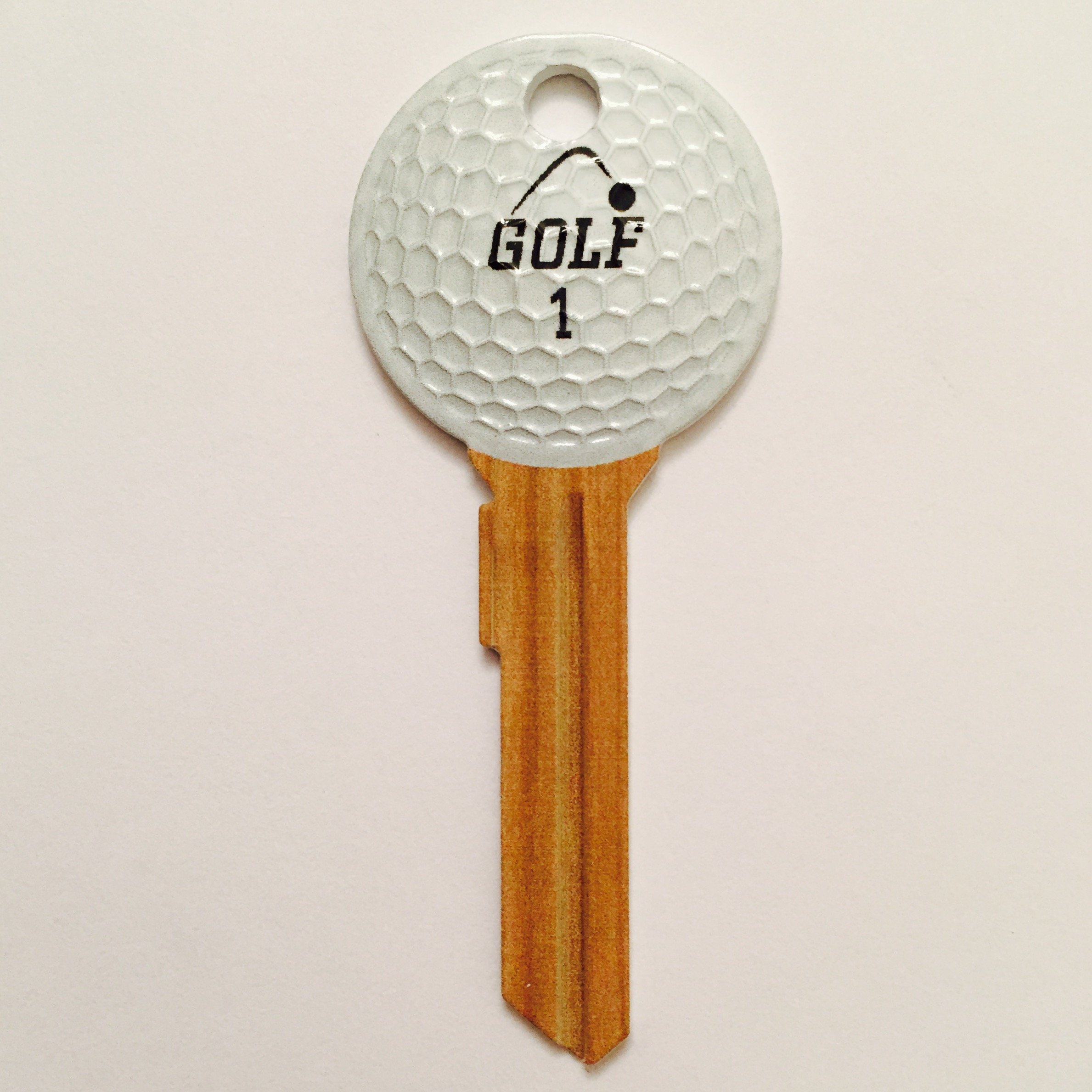 Golf Shaped Sporty Key Weiser WR5 WR3