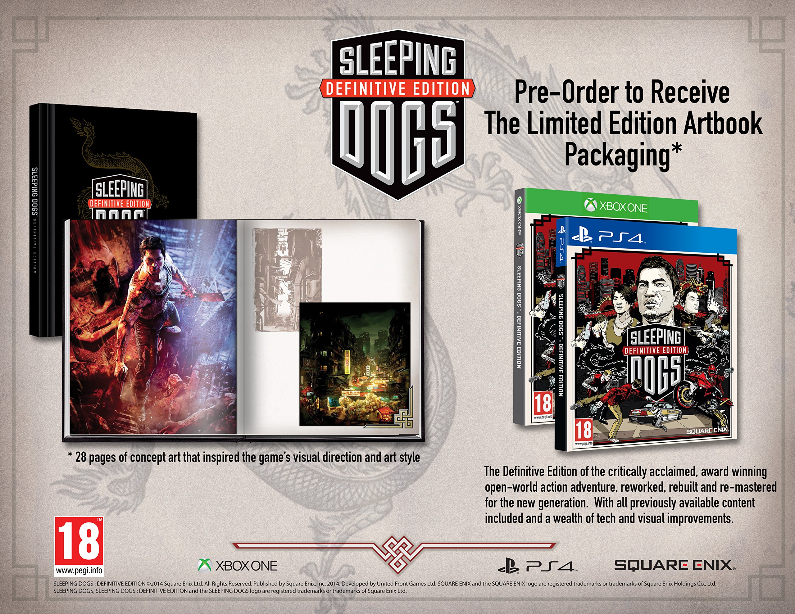 Sleeping Dogs Definitive Limited Edition (Xbox One)