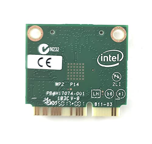 Intel 7260.HMW Dual Band Wireless-AC 7260 Network Adapter PCI Express Half Mini Card 802.11 b/a/g/n/ac