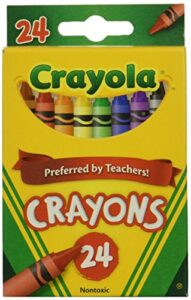 wholesale: one case of crayola crayons 24 count (case contains 48 boxes), standard