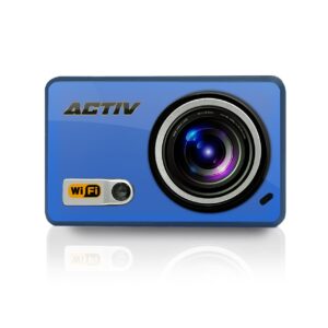 Gear Pro Sports Action Camera - HD 1080P Mini Camcorder w/ WiFi, 8 MP Cam, LCD Screen USB SD Card HDMI, Battery - Waterproof Case, USB Cable, Suction Cup Handlebar Helmet Mount - Pyle GDV288BL (Blue)