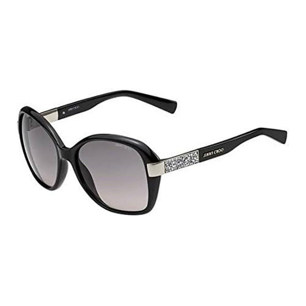 Jimmy Choo Women's Alana/S Shiny Black/Gray Gradient