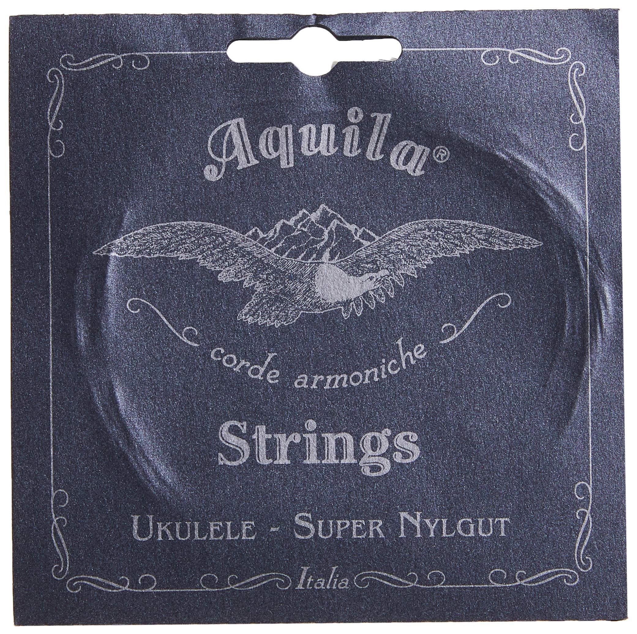 Aquila Super Nylgut AQ-106 Tenor Ukulele Strings - High G - 1 Set of 4, White