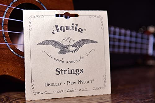 Aquila New Nylgut AQ-26 Baritone Ukulele Strings - Low D - 1 Set of 8