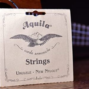 Aquila New Nylgut AQ-15 Tenor Ukulele Strings - Wound Low G - 1 Set of 4