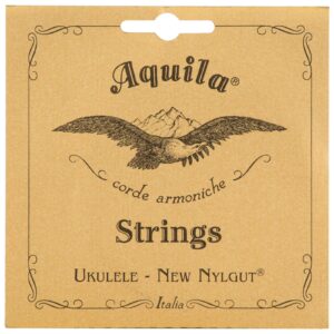 aquila new nylgut aq-7 concert ukulele strings - high g - 1 set of 4