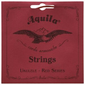 aquila red series aq-85 concert ukulele strings - high g - 1 set of 4