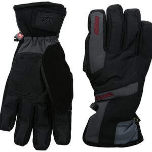 Gordini Men's Challenge XIII Waterproof Insulated Gloves, Black Gun Metal