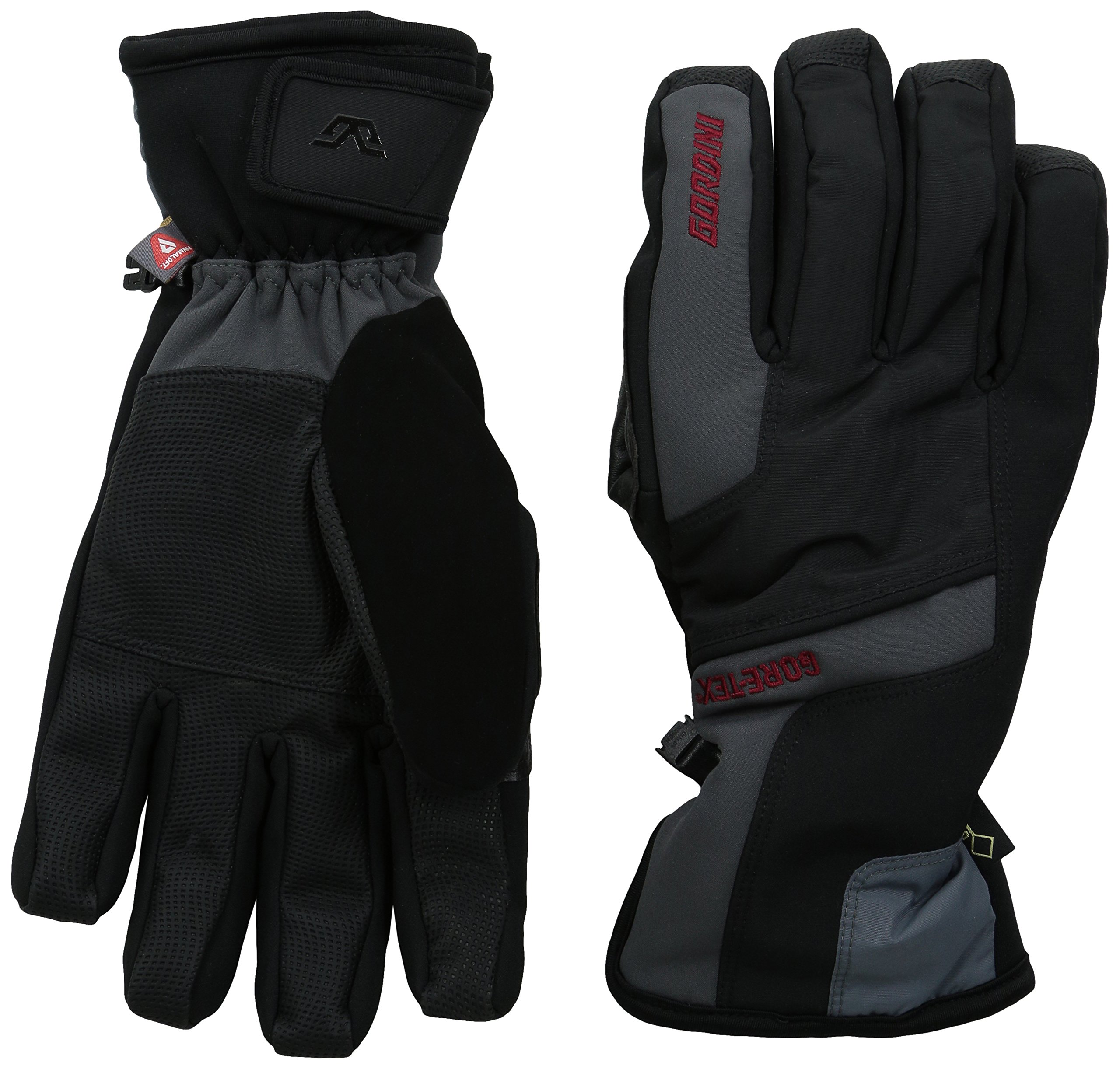 Gordini Men's Challenge XIII Waterproof Insulated Gloves, Black Gun Metal